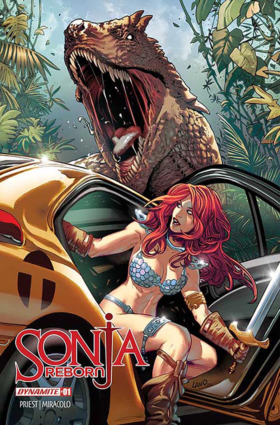 Sonja Reborn #1 Cover N Incentive Greg Land Foil Cover
