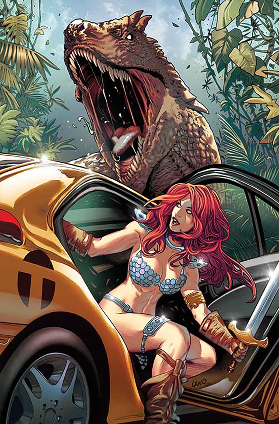 Sonja Reborn #1 Cover R Incentive Greg Land Virgin Cover
