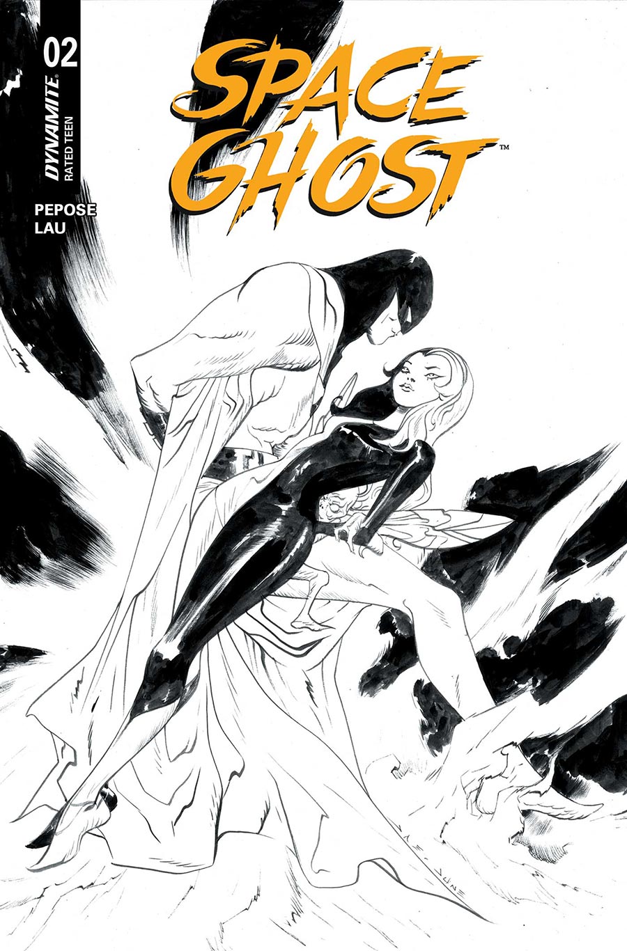 Space Ghost Vol 5 #2 Cover K Incentive Jae Lee Line Art Cover