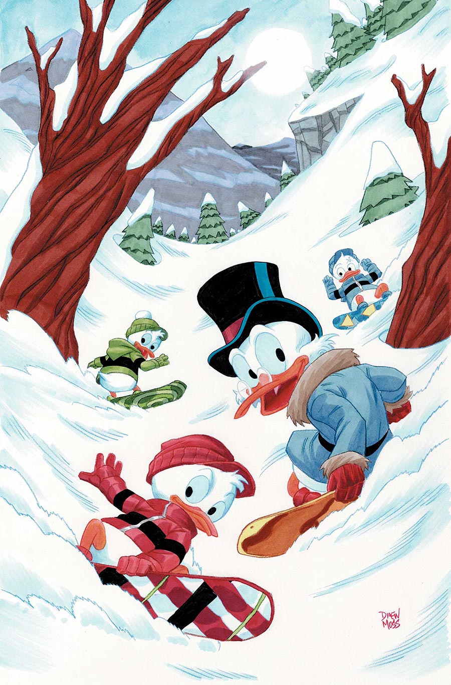 Ducktales Vol 5 #8 Cover G Incentive Drew Moss Virgin Cover