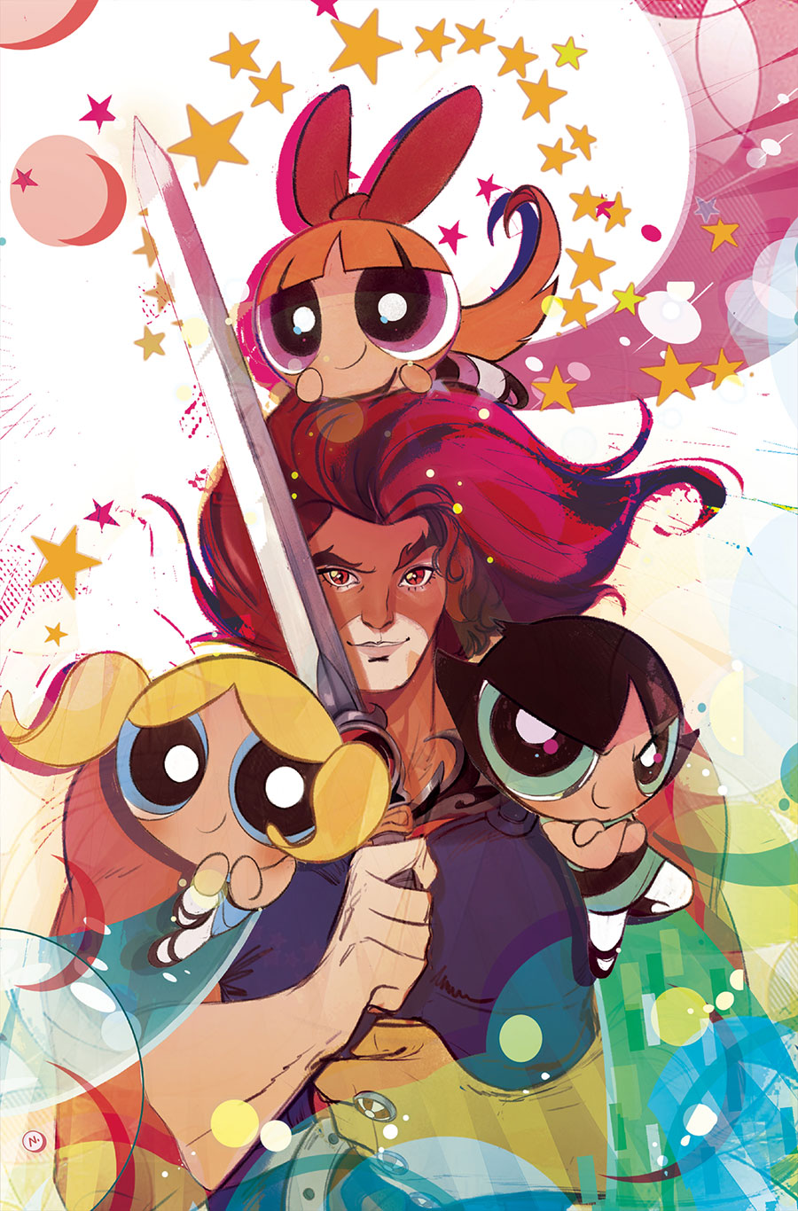 Thundercats Powerpuff Girls #3 Cover G Incentive Nicoletta Baldari Virgin Cover