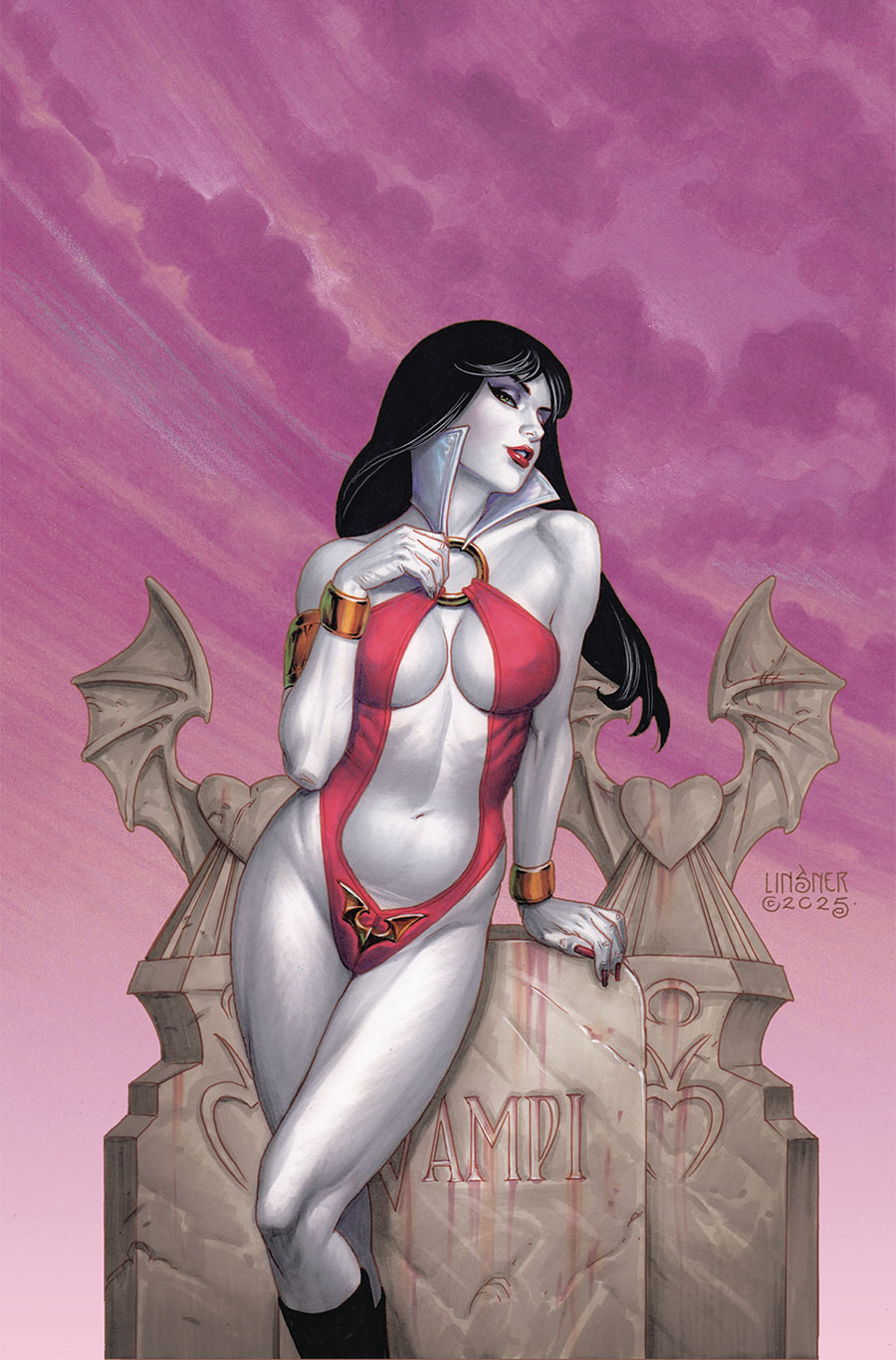 Vampirella Armageddon #2 Cover M Incentive Joseph Michael Linsner Virgin Cover