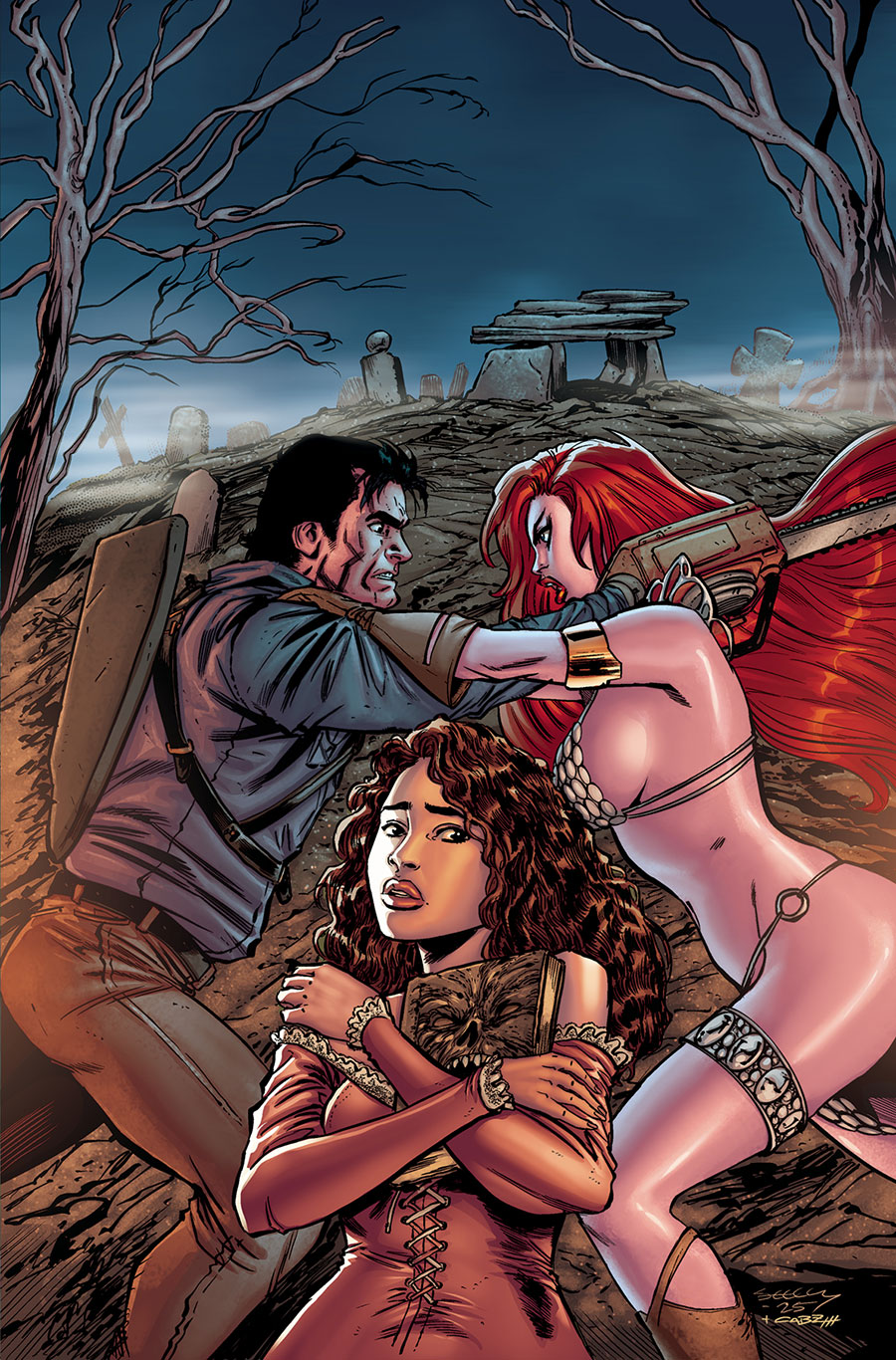Red Sonja vs The Army Of Darkness #5 Cover K Incentive Tim Seeley Virgin Cover
