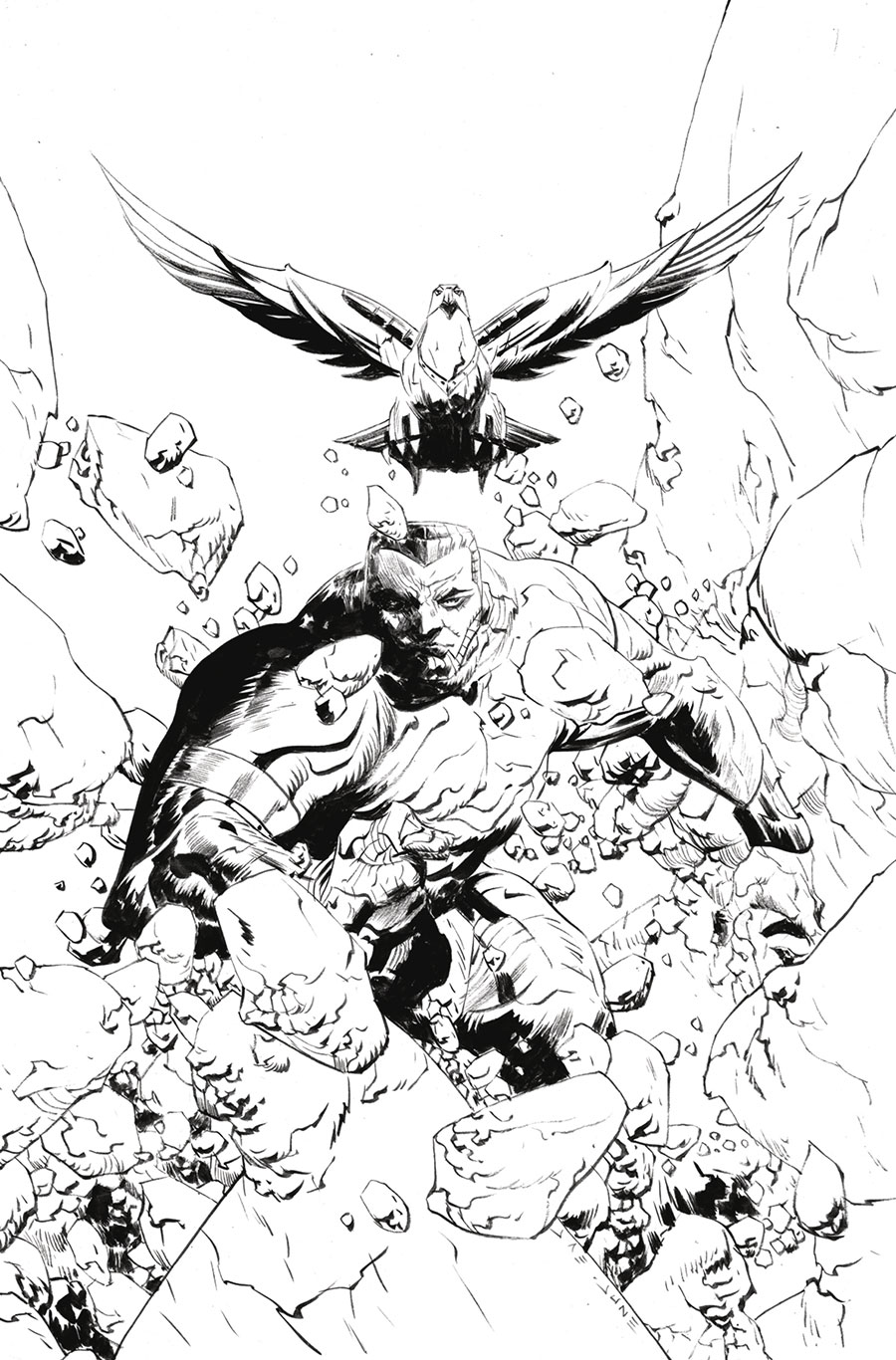SilverHawks Vol 2 #8 Cover H Incentive Jae Lee Line Art Virgin Cover