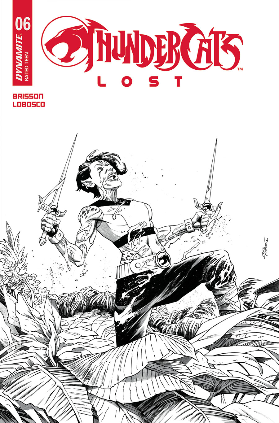 Thundercats Lost #6 Cover H Incentive Declan Shalvey Line Art Cover