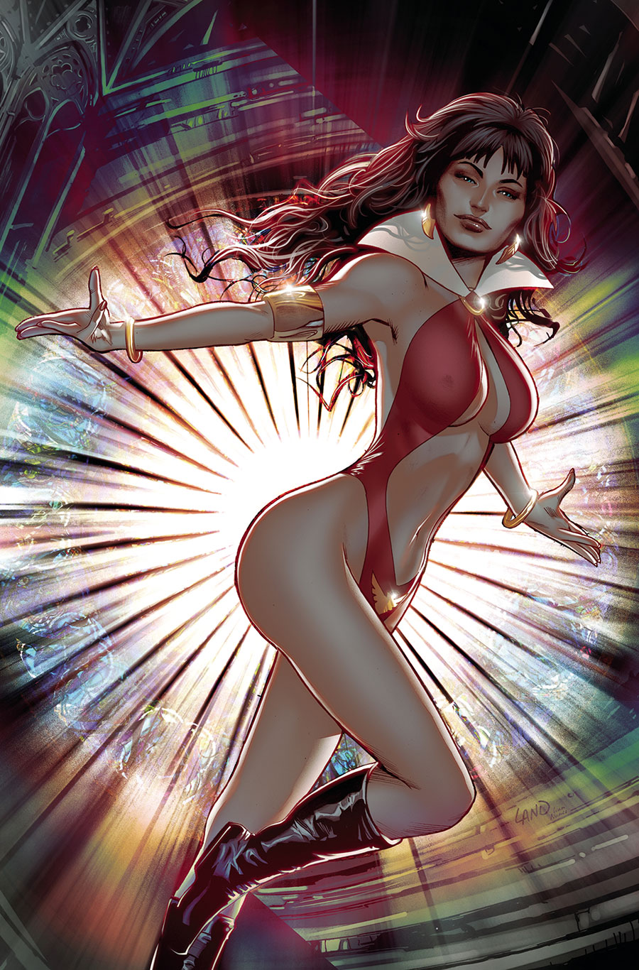 Vampirella Vol 9 #6 Cover N Incentive Greg Land Virgin Cover