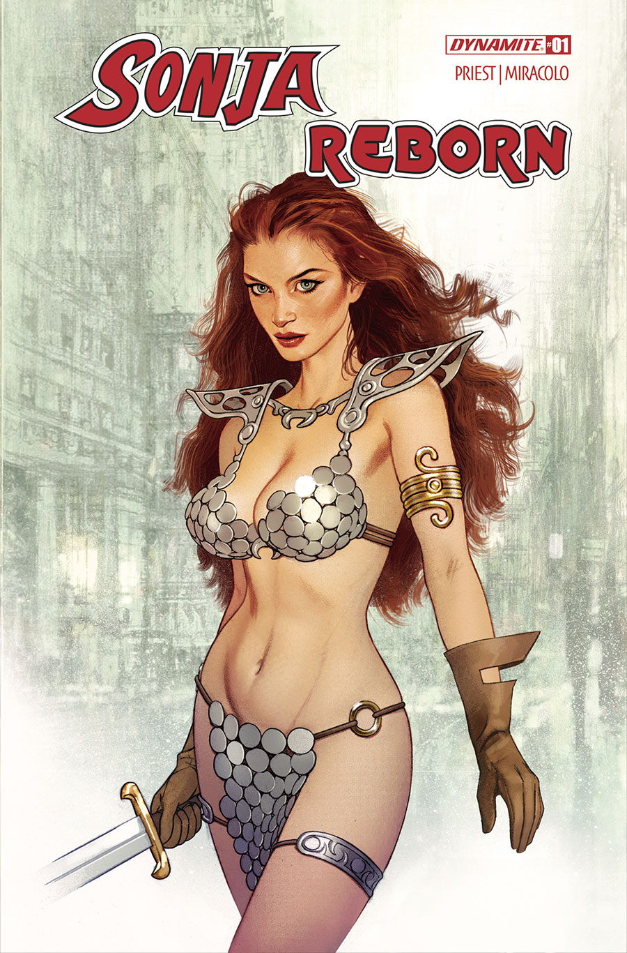Sonja Reborn #1 Cover H Variant Joshua Middleton Foil Cover
