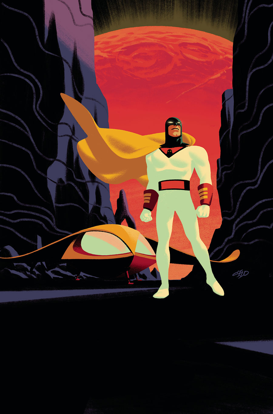 Space Ghost Vol 5 #2 Cover H Variant Michael Cho Foil Virgin Cover