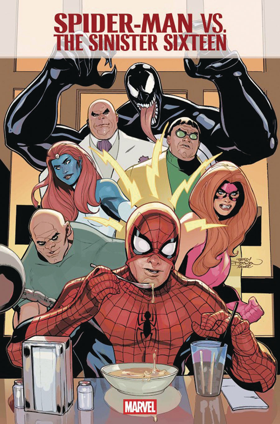 Spider-Man vs The Sinister Sixteen #1 (One Shot) Cover D DF Signed By Terry Dodson & Rachel Dodson