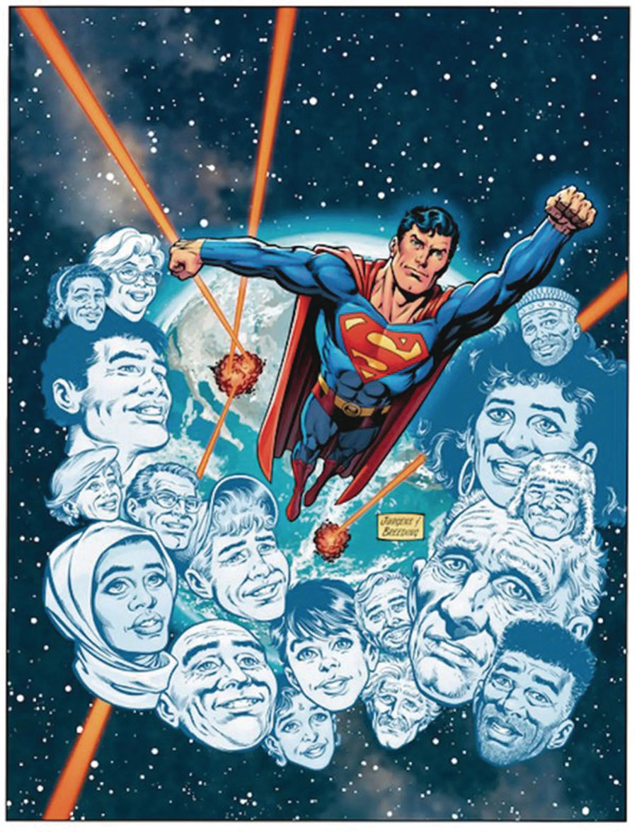 Superman Treasury 2025 Hero For All #1 (One Shot) Cover F DF Gold Signature Series Signed By Dan Jurgens