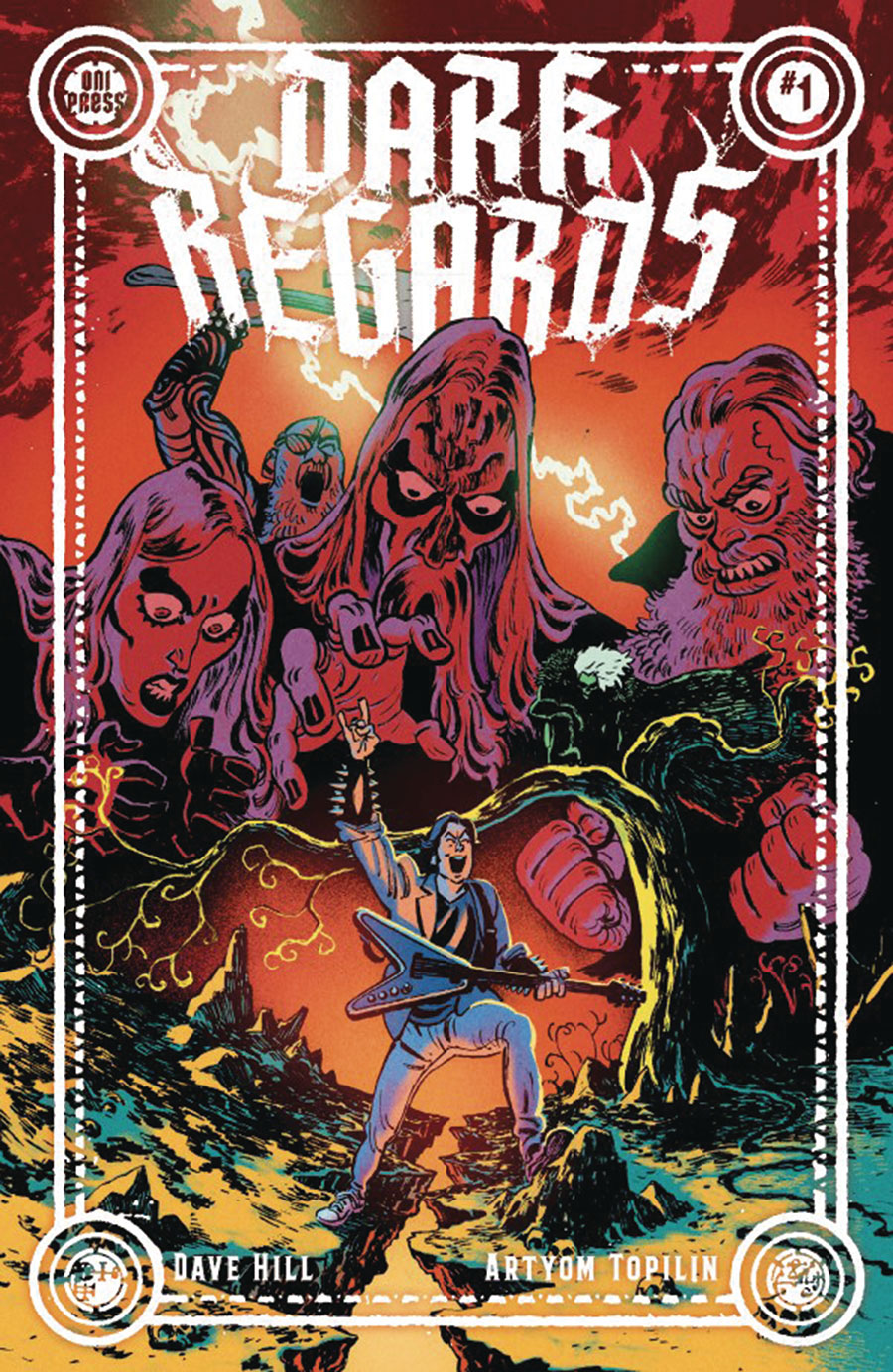 Dark Regards #1 Cover G DF Signed By Dave Hill