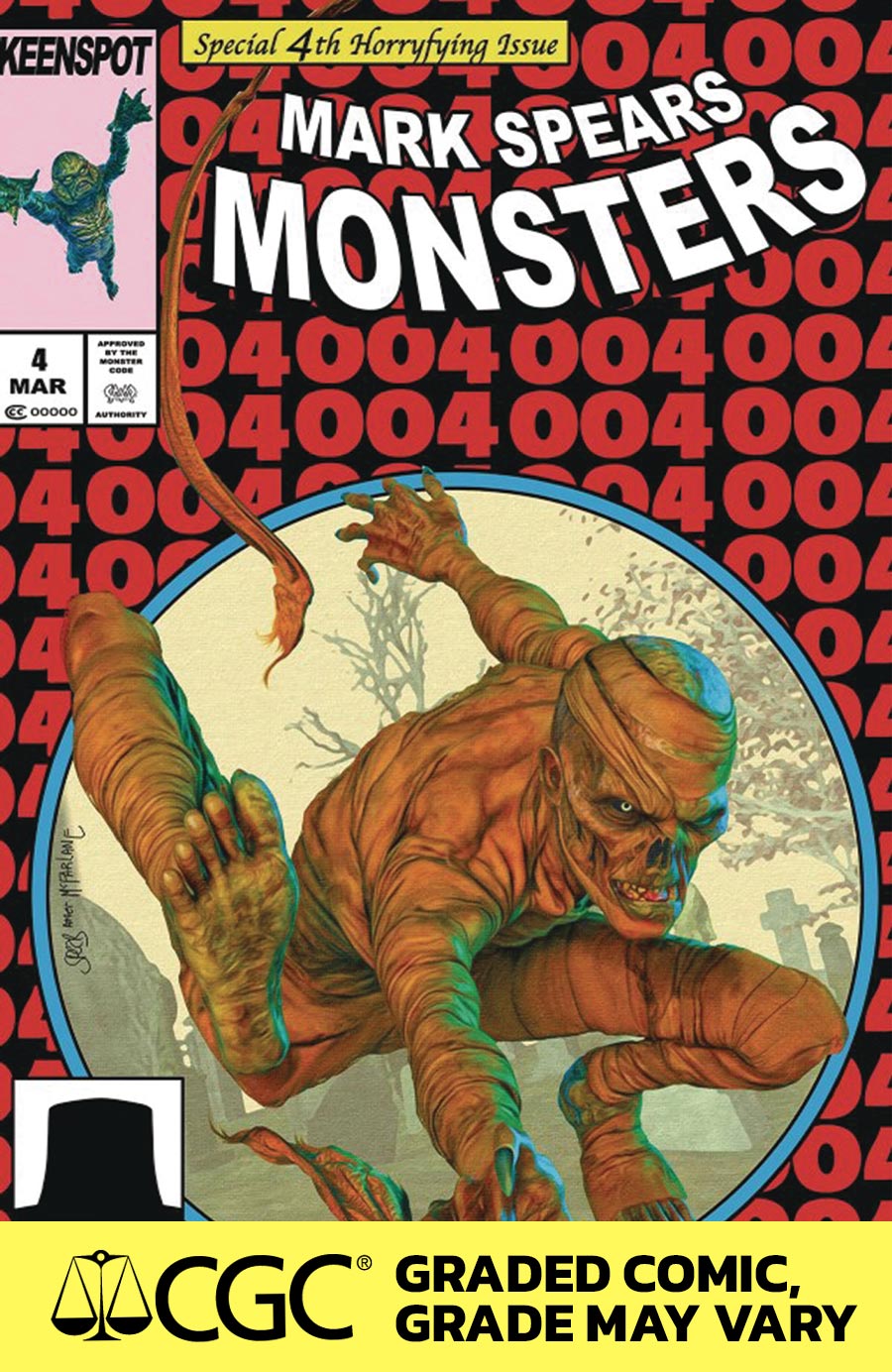 Mark Spears Monsters #4 Cover I DF Amazing Spider-Man 300 Homage Variant Cover CGC Graded 9.6 Or Higher