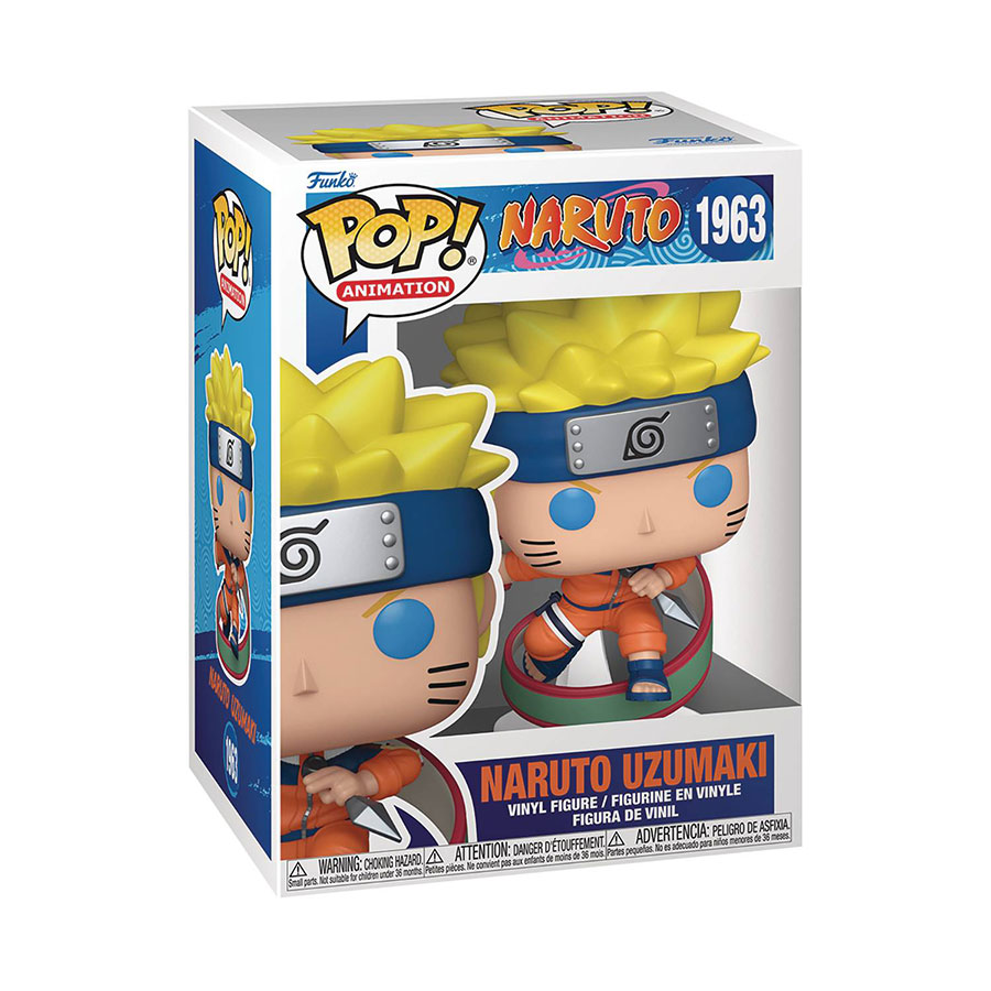 POP Animation Naruto Naruto Uzumaki With Scroll Vinyl Figure