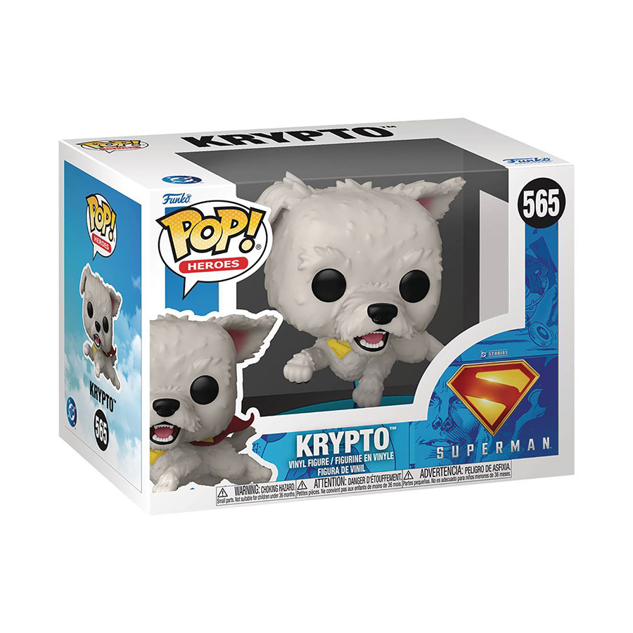 POP DC Superman 2025 Krypto Vinyl Figure