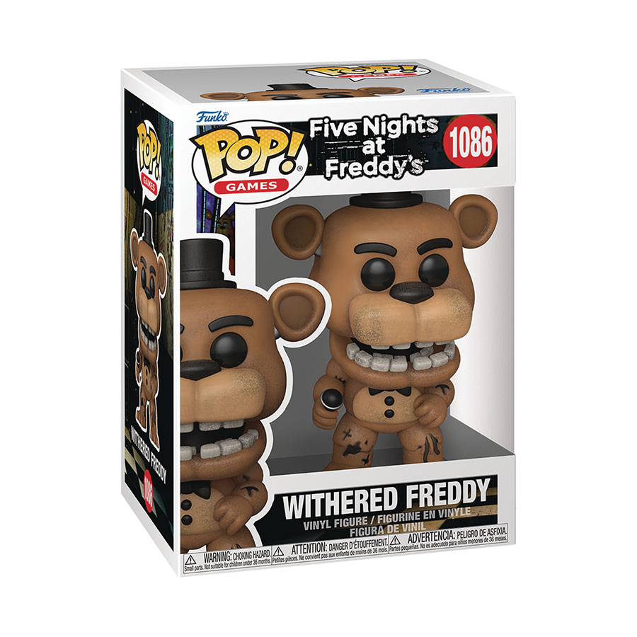 POP Games Five Nights At Freddys Withered Freddy Vinyl Figure