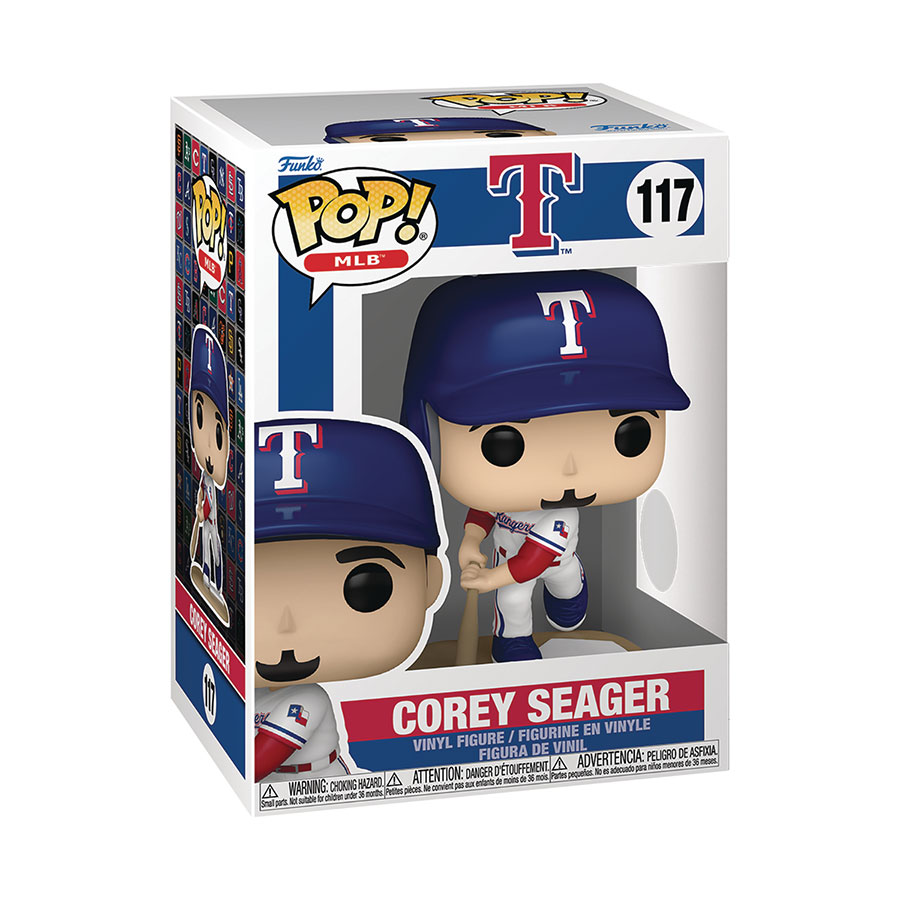 POP MLB Rangers Corey Seager Vinyl Figure