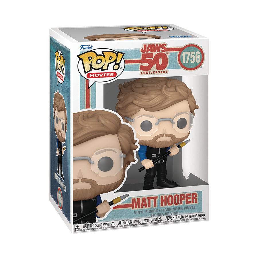 POP Movies Jaws Matt Hooper Vinyl Figure