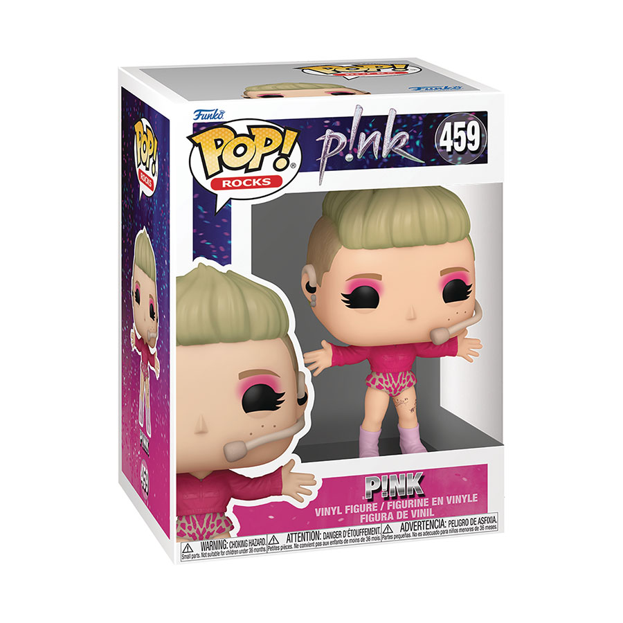 POP Rocks Pink Trustfall Vinyl Figure