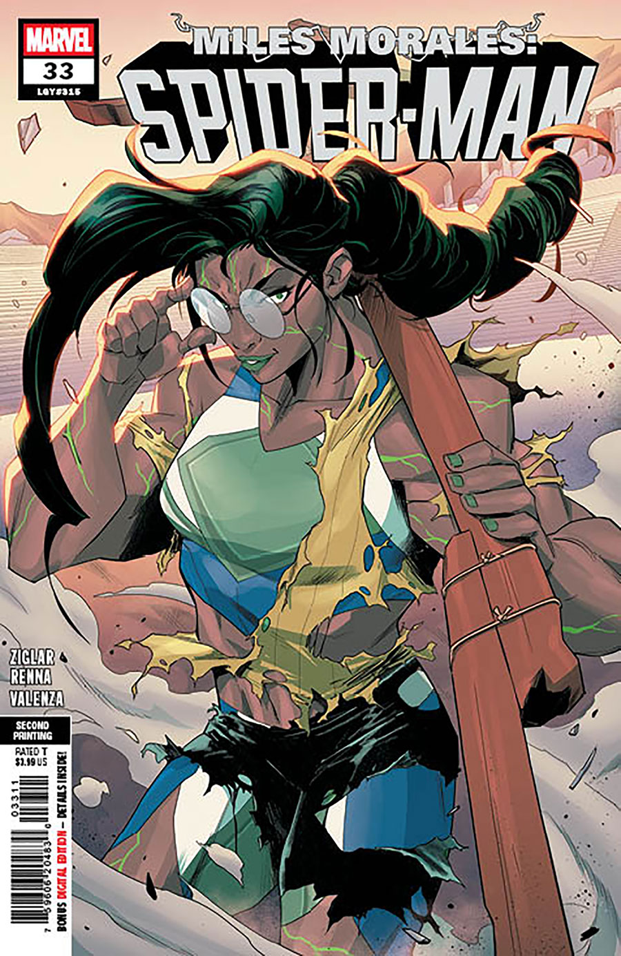 Miles Morales Spider-Man Vol 2 #33 Cover E 2nd Ptg Marco Renna Variant Cover