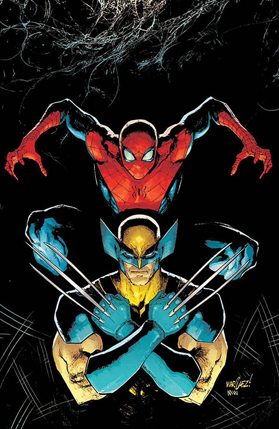 Spider-Man & Wolverine #1 Cover I 2nd Ptg Incentive David Marquez Virgin Variant Cover