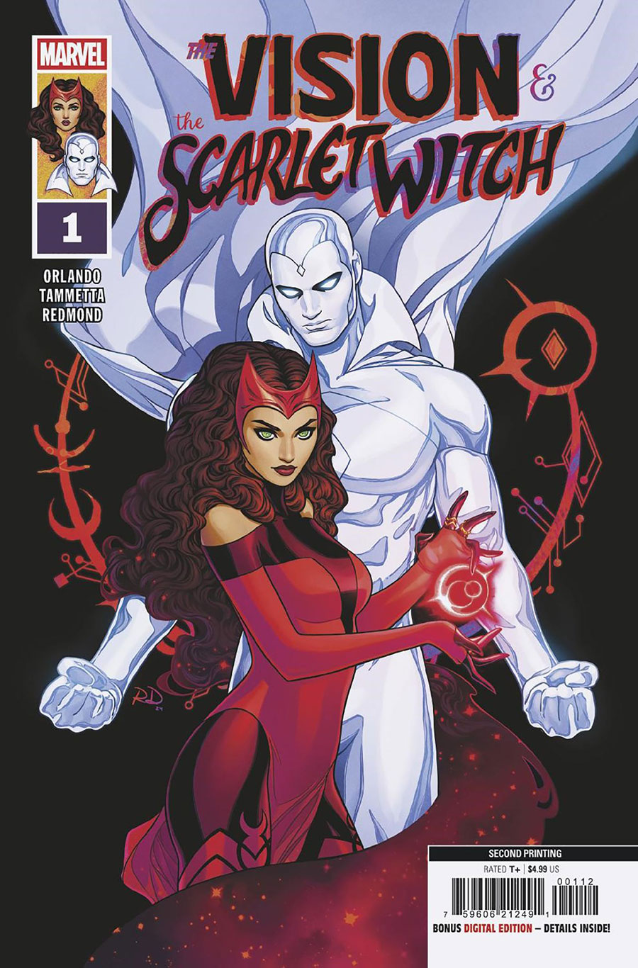 Vision And The Scarlet Witch Vol 3 #1 Cover H 2nd Ptg Russell Dauterman Variant Cover