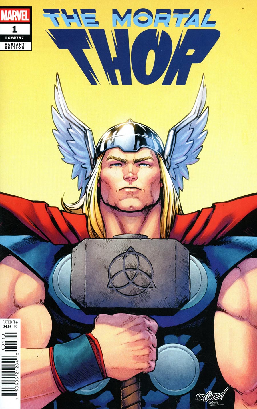 Thor Vol 7 #1 Cover H Incentive David Marquez Variant Cover