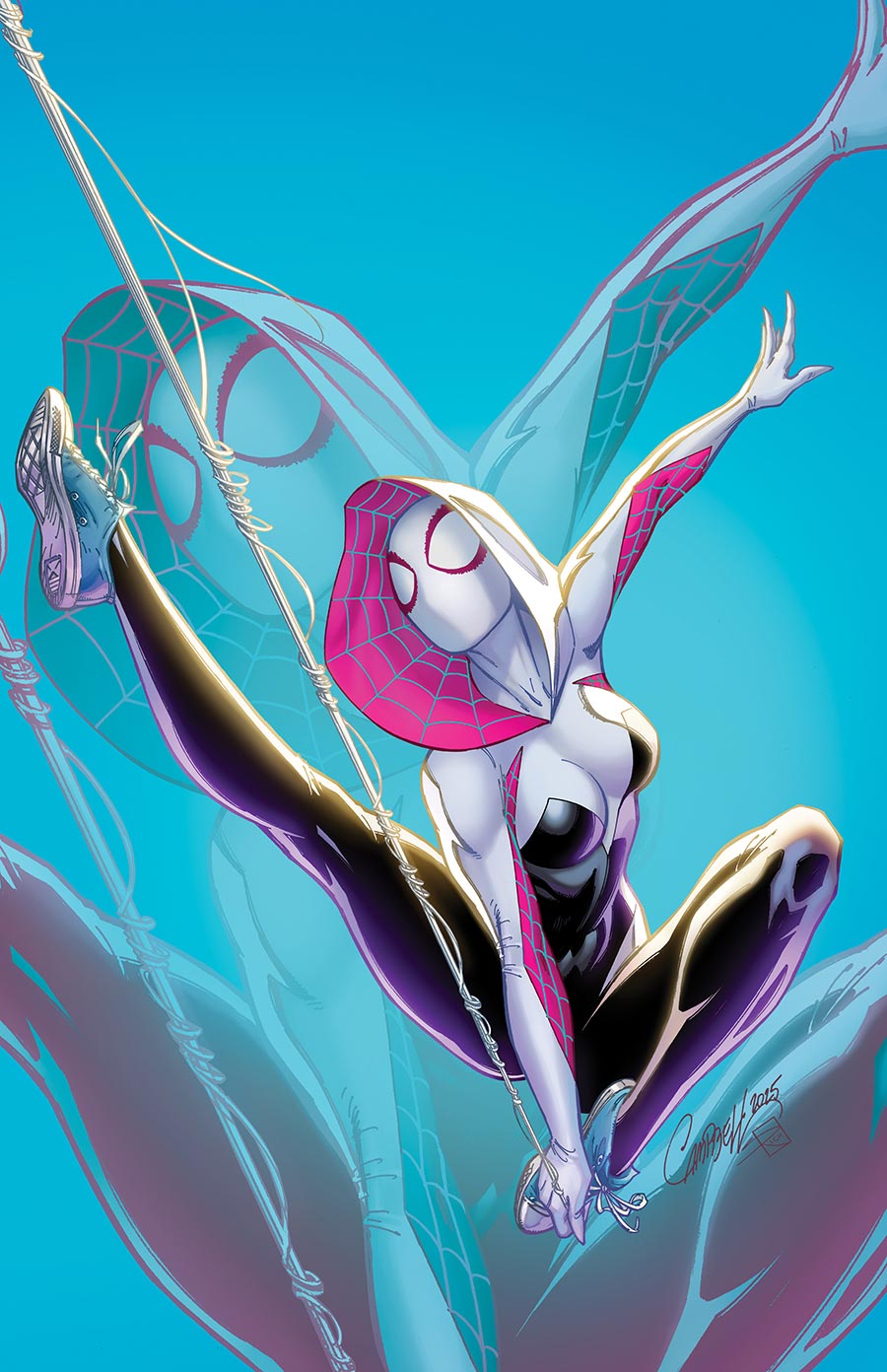 All-New Spider-Gwen Ghost-Spider #1 Cover F Incentive J Scott Campbell Just Spectacular Collection Virgin Cover