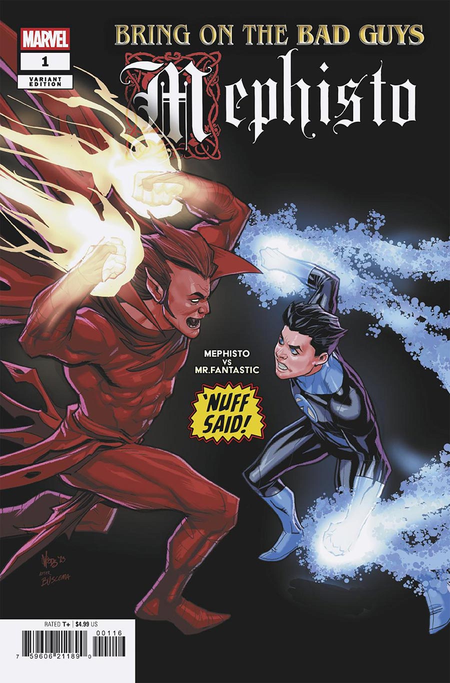 Bring On The Bad Guys Mephisto #1 (One Shot) Cover G Incentive Pete Woods Nuff Said Variant Cover