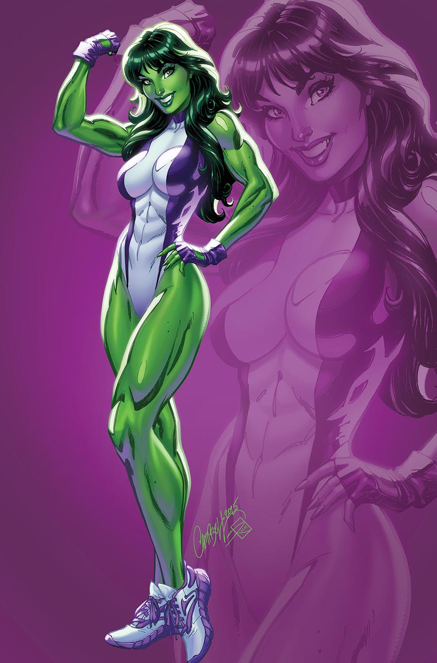 Imperial War Planet She-Hulk #1 (One Shot) Cover E Incentive J Scott Campbell Just Spectacular Collection Virgin Cover