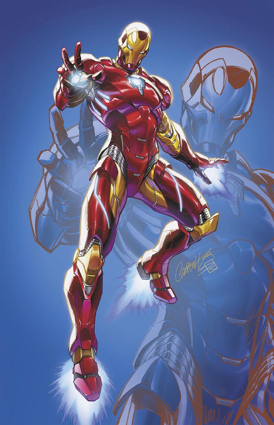Avengers Vol 8 #29 Cover E Incentive J Scott Campbell Just Spectacular Collection Virgin Cover
