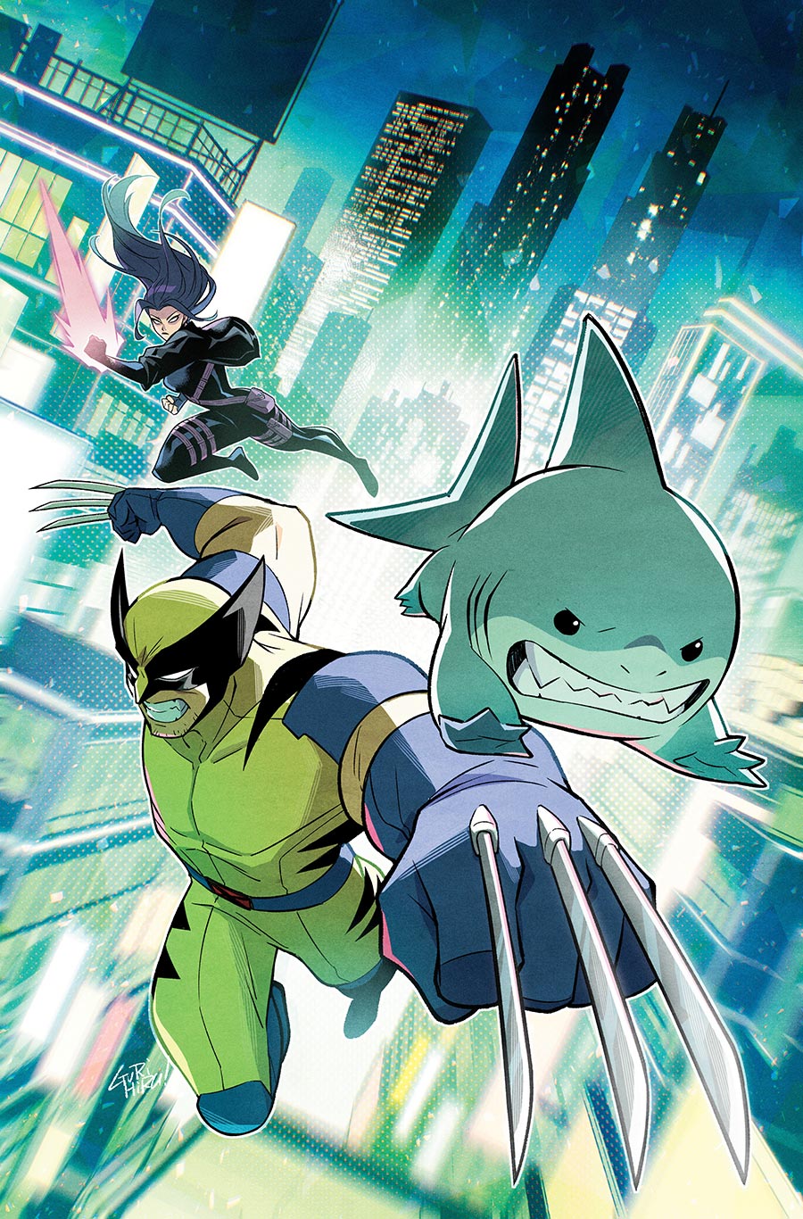 Jeff The Land Shark #3 Cover E Incentive Gurihiru Virgin Cover