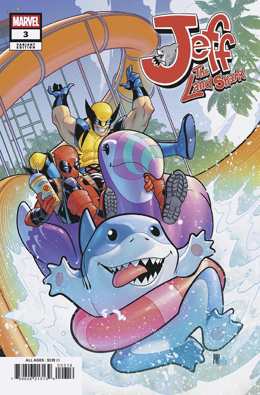 Jeff The Land Shark #3 Cover D Incentive Paco Medina Variant Cover