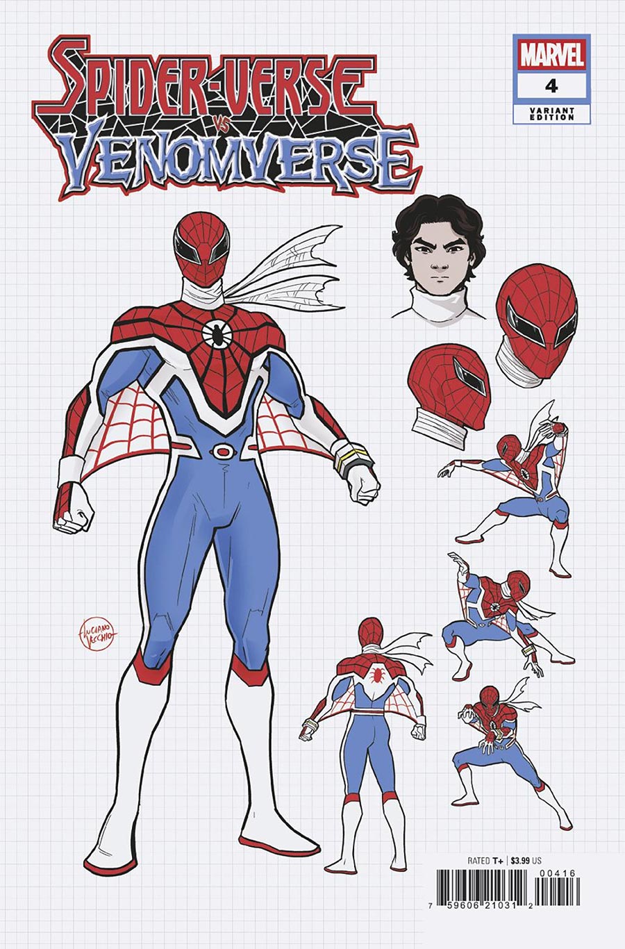 Spider-Verse vs Venomverse #4 Cover C Incentive Luciano Vecchio Design Variant Cover