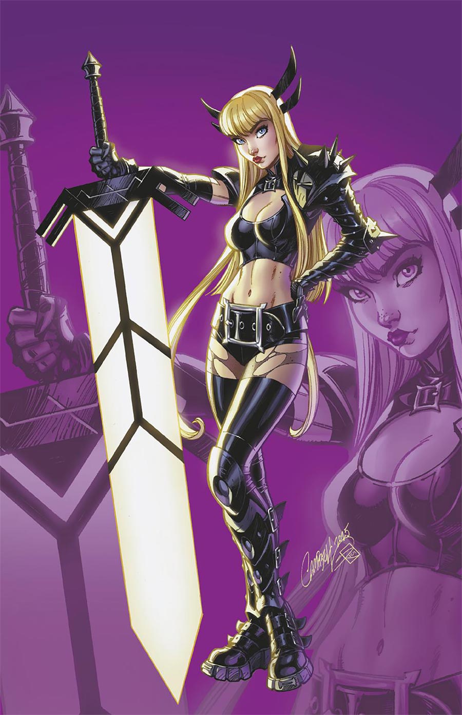 Magik Vol 2 #8 Cover E Incentive J Scott Campbell Just Spectacular Collection Virgin Cover