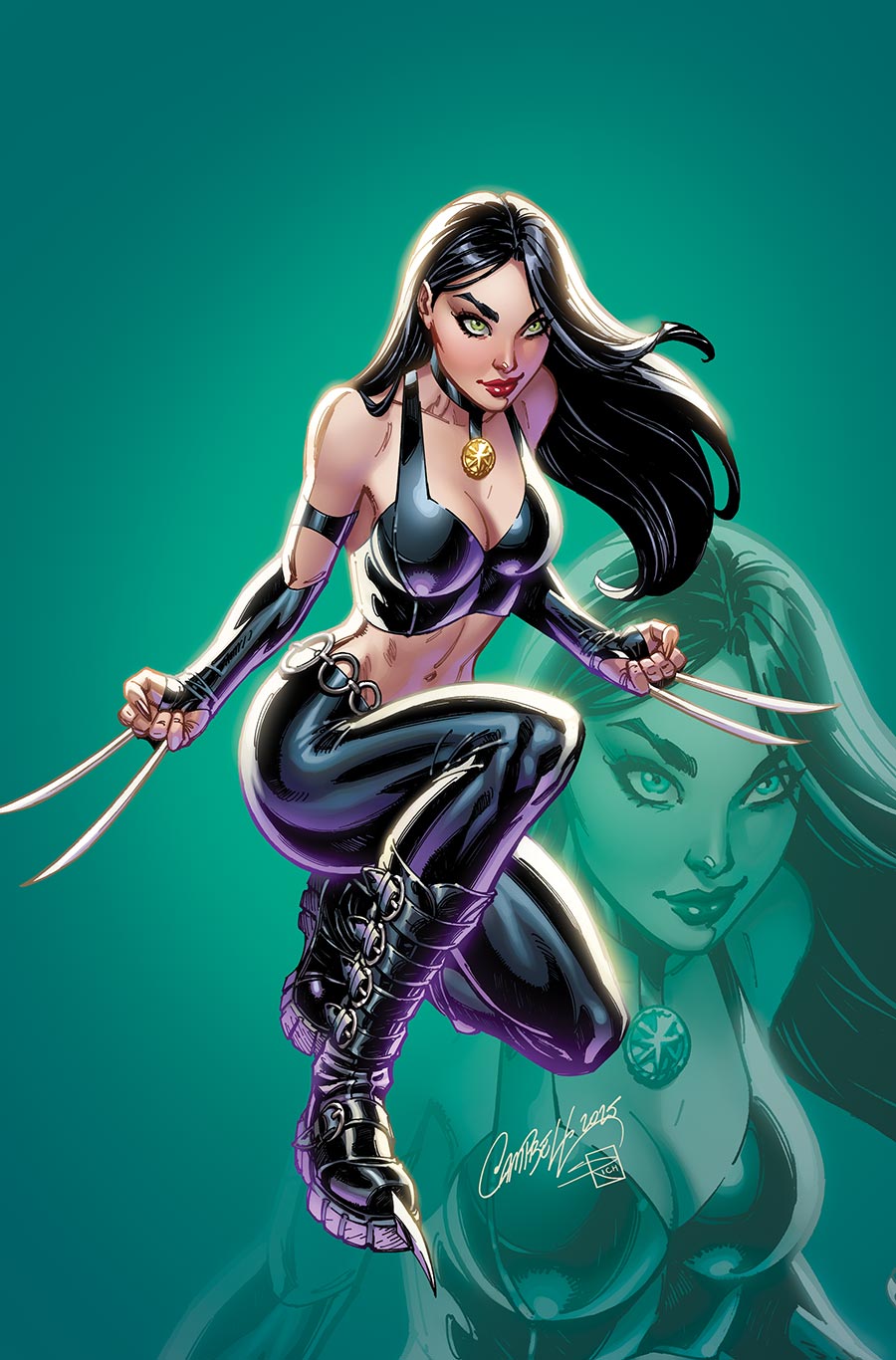 Laura Kinney Wolverine #9 Cover E Incentive J Scott Campbell Just Spectacular Collection Virgin Cover