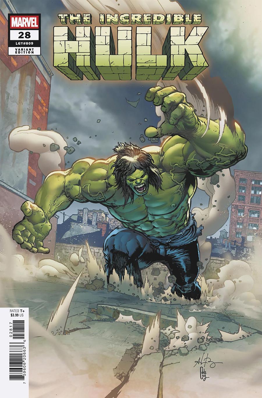 Incredible Hulk Vol 5 #28 Cover E Incentive Andrei Bressan Variant Cover
