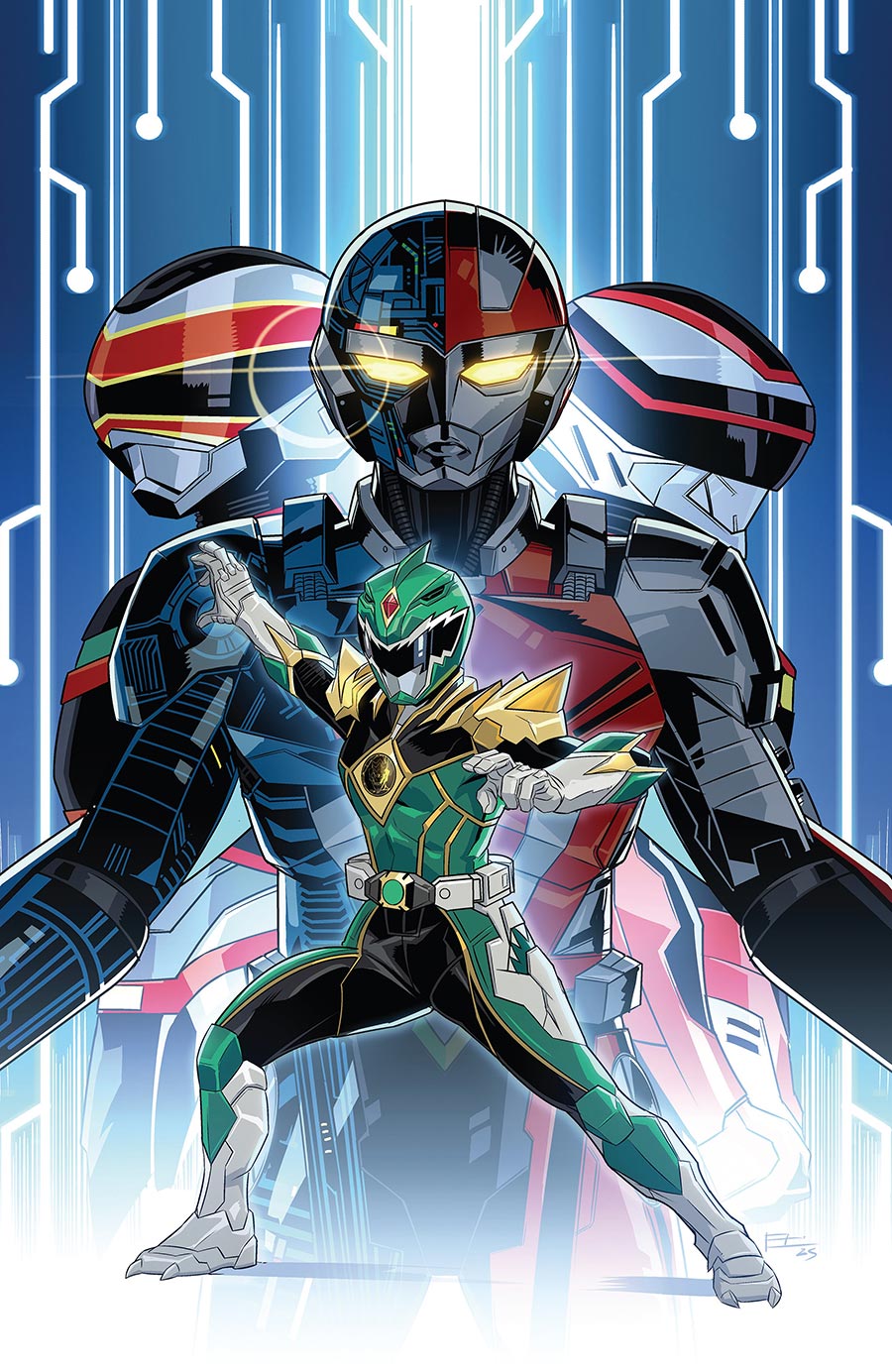 Power Rangers Prime #9 Cover G Incentive Emilio Lopez Virgin Variant Cover