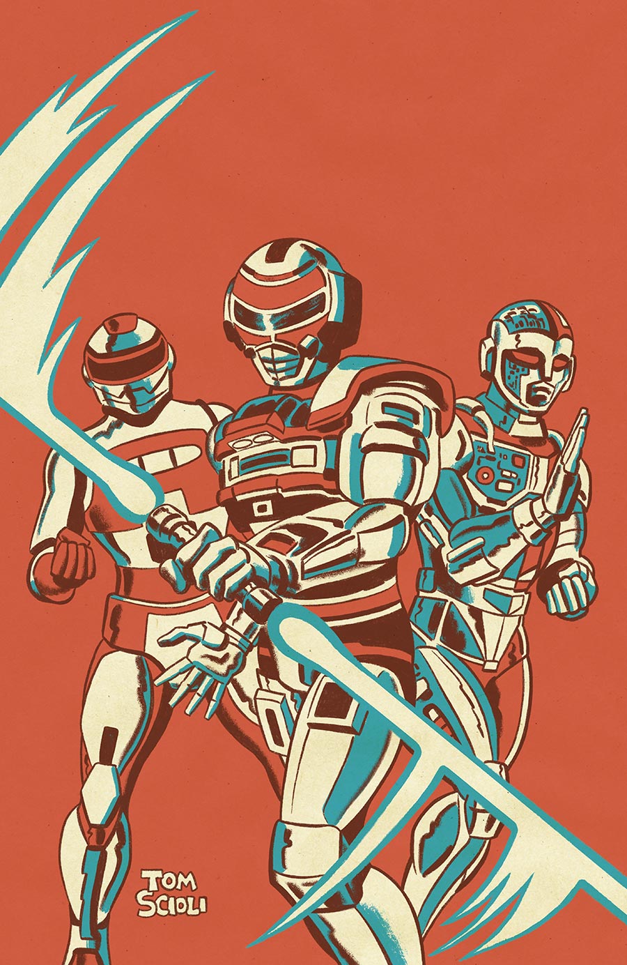 VR Troopers #2 Cover F Incentive Tom Scioli Reveal Virgin Cover