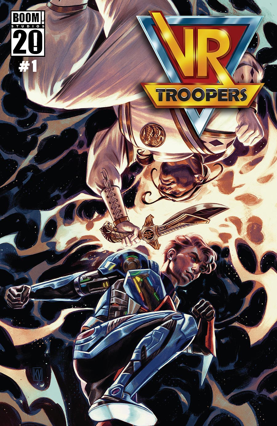 VR Troopers Power Rangers Flipbook Facsimile Edition #1 Cover B Incentive Keyla Valerio Variant Cover