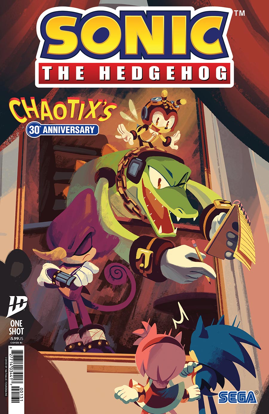 Sonic The Hedgehog Chaotixs 30th Anniversary Special #1 (One Shot) Cover C Incentive Nathalie Fourdraine Variant Cover