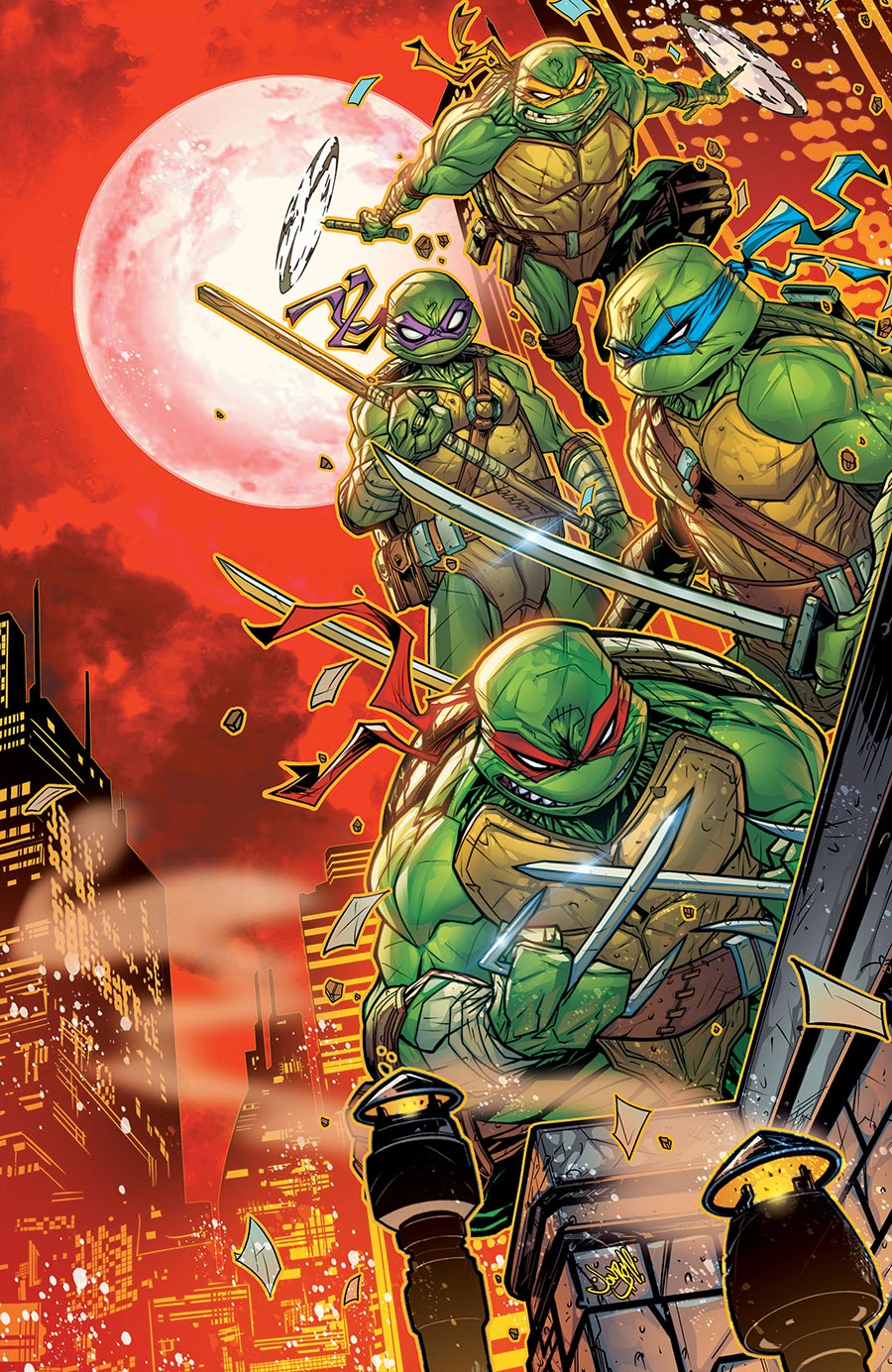 Teenage Mutant Ninja Turtles Vol 6 #12 Cover H Incentive Jonboy Meyers Virgin Cover