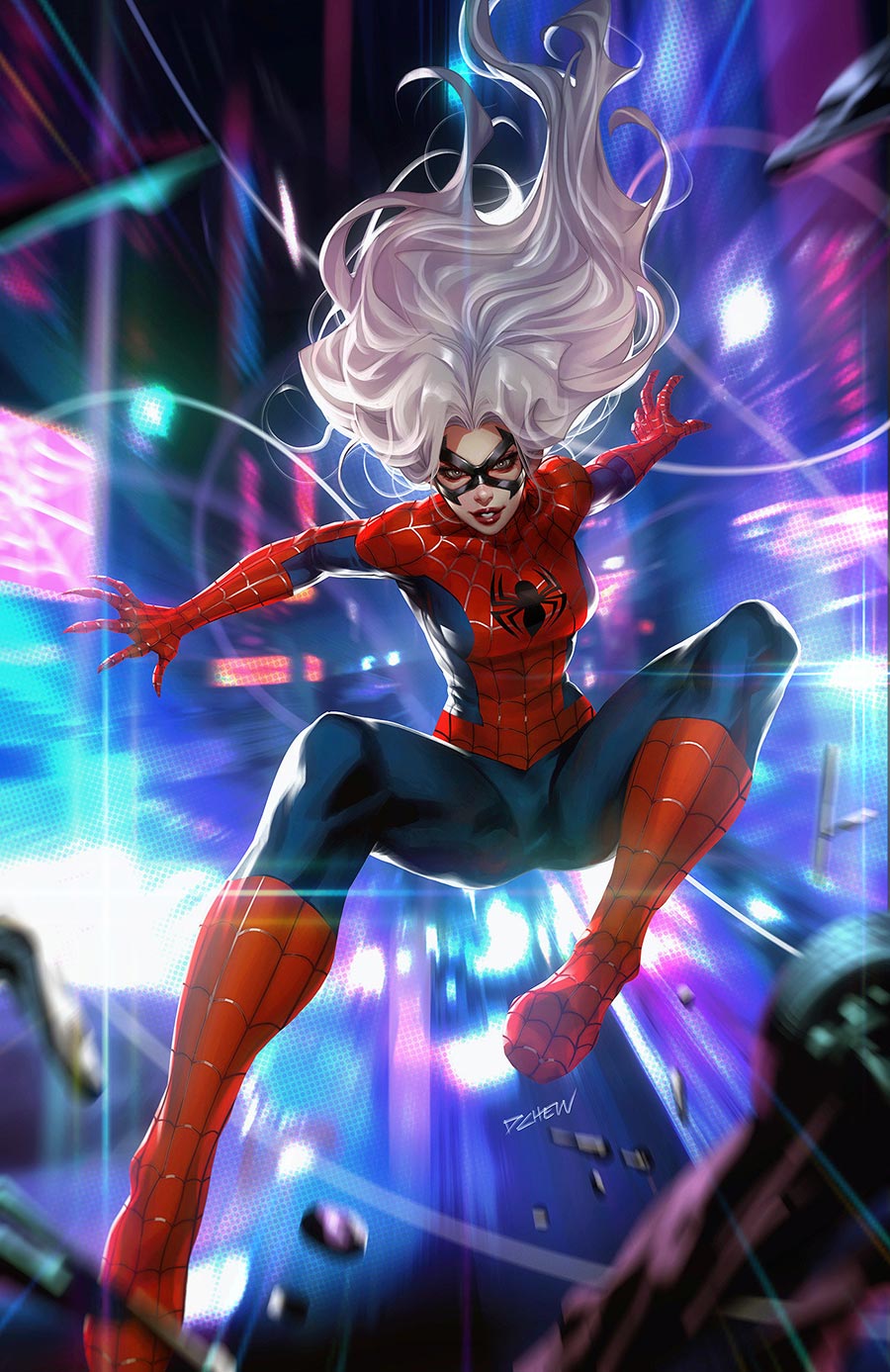 Black Cat Vol 3 #1 Cover H Incentive Derrick Chew Virgin Cover