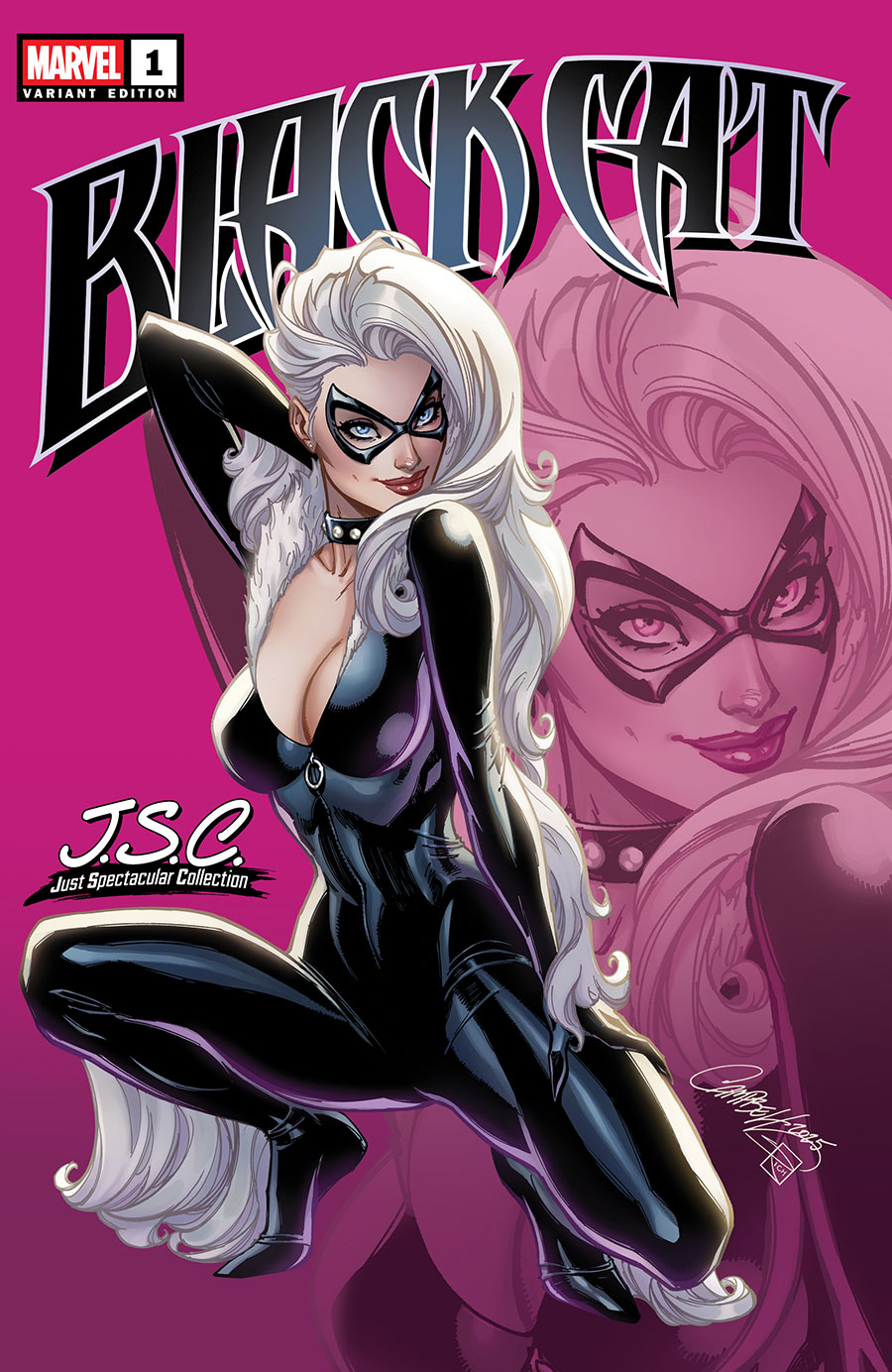 Black Cat Vol 3 #1 Cover B Variant J Scott Campbell Just Spectacular Collection Cover