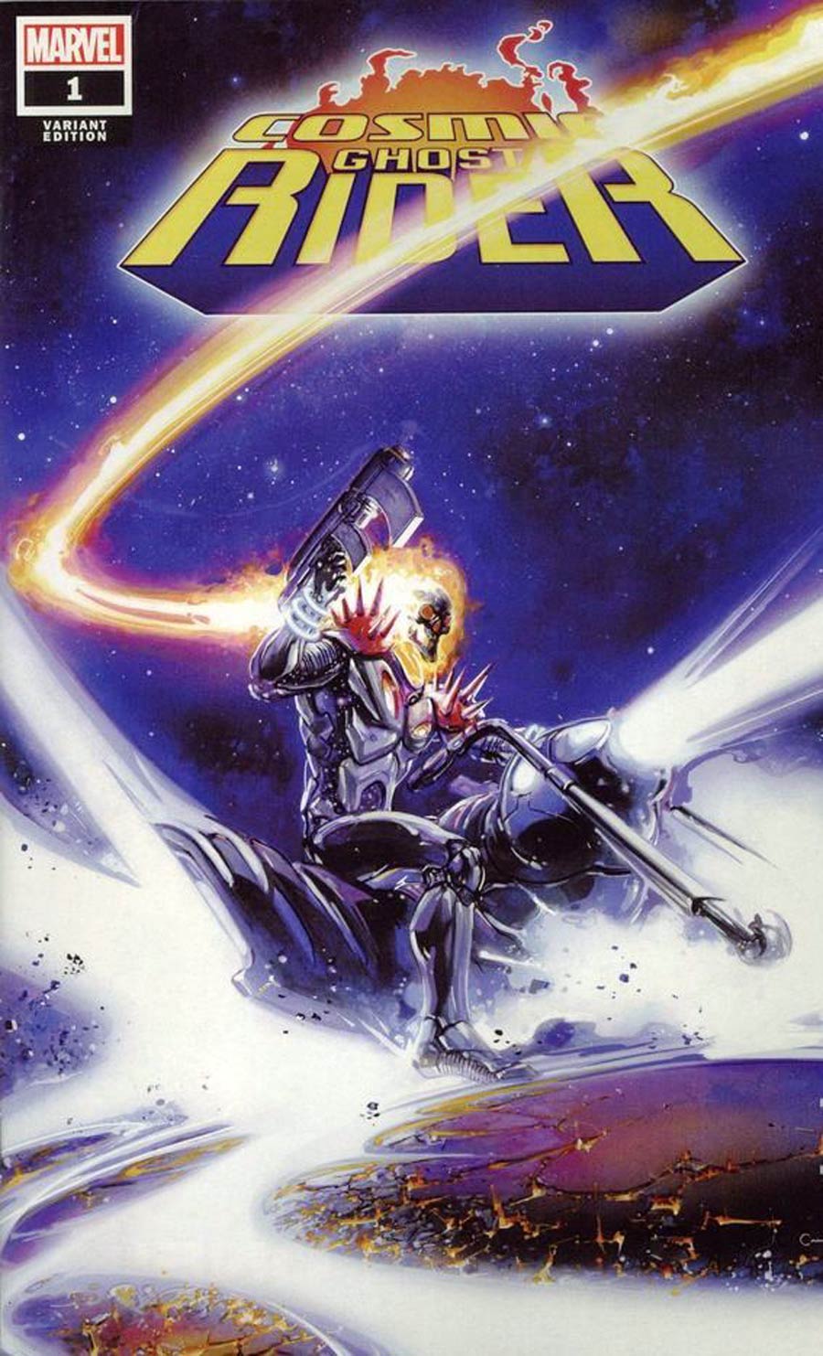 Cosmic Ghost Rider #1 Cover H Clayton Crain Variant Cover