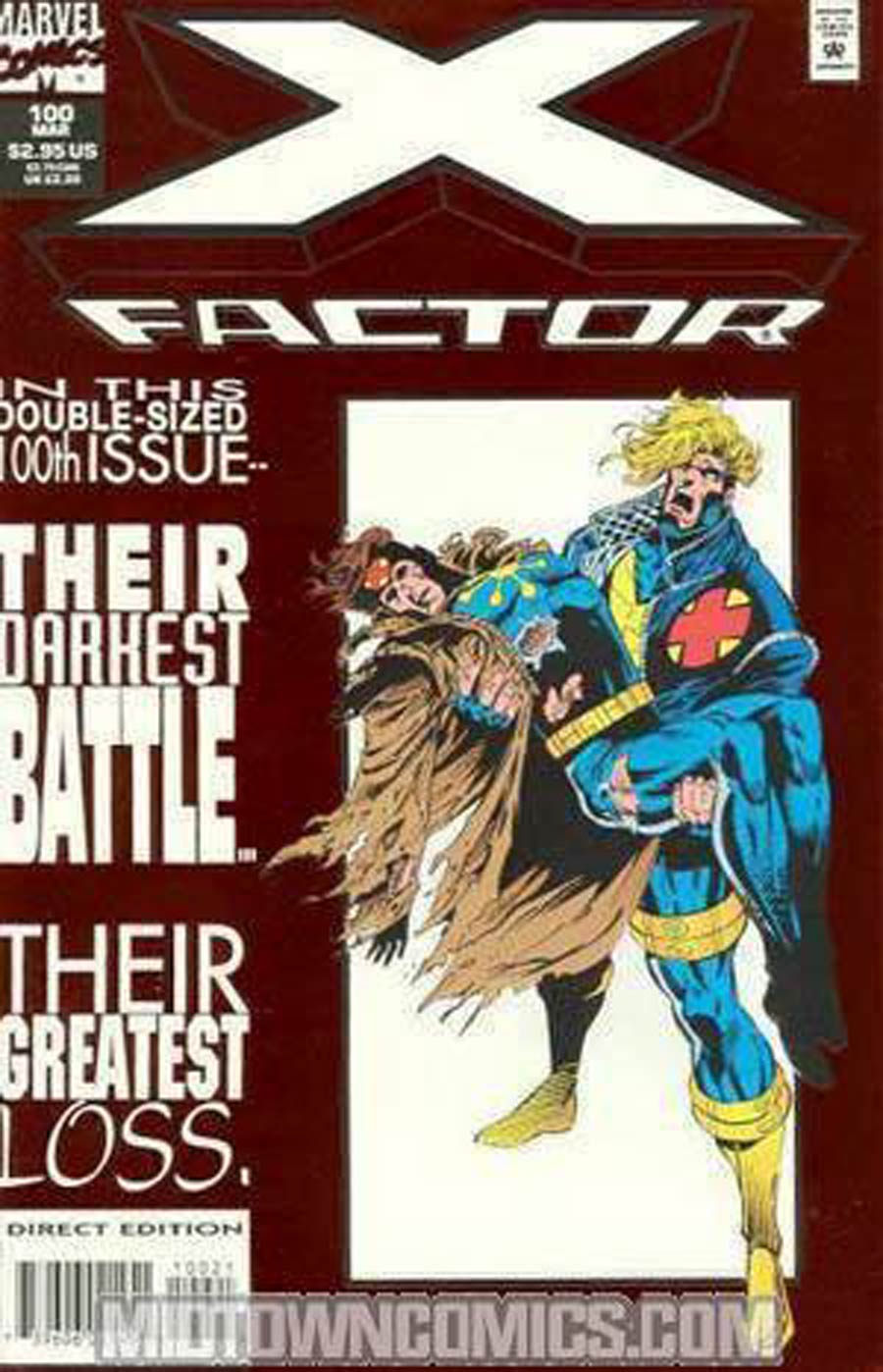 X-Factor #100 Cover E Signed By Al Milgrom No COA