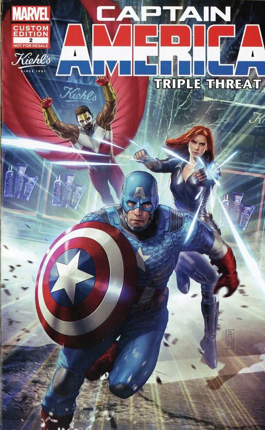 Captain America Kiehls Promo #2 Triple Threat