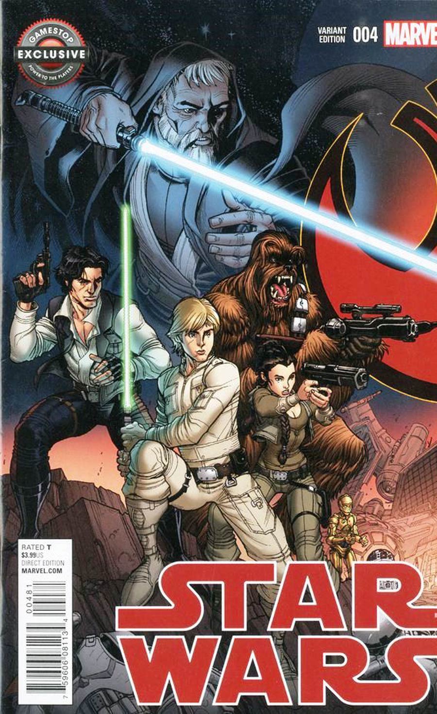 Star Wars Vol 4 #4 Cover F GameStop Heroes Variant Cover