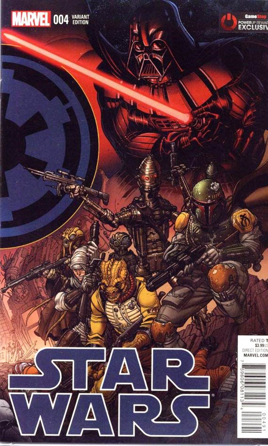 Star Wars Vol 4 #4 Cover G GameStop Villains Variant Cover