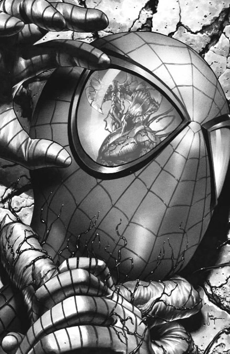 Carnage Vol 3 #1 Cover O Mico Suayan Sketch Variant Cover