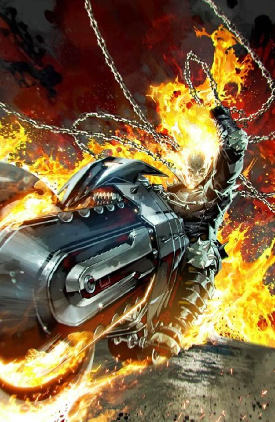 Ghost Rider Vol 9 #1 Cover X Kael Ngu Virgin Variant Cover